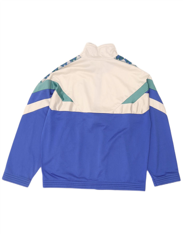 ERREA Mens Tracksuit Top Jacket Medium Blue Colourblock