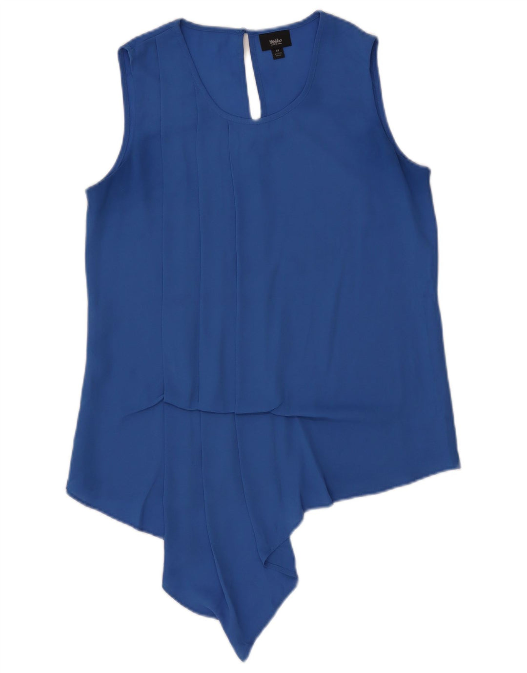 Damska bluzka bez rękawów MOSSIMO Top UK 10 Small Blue Polyester
