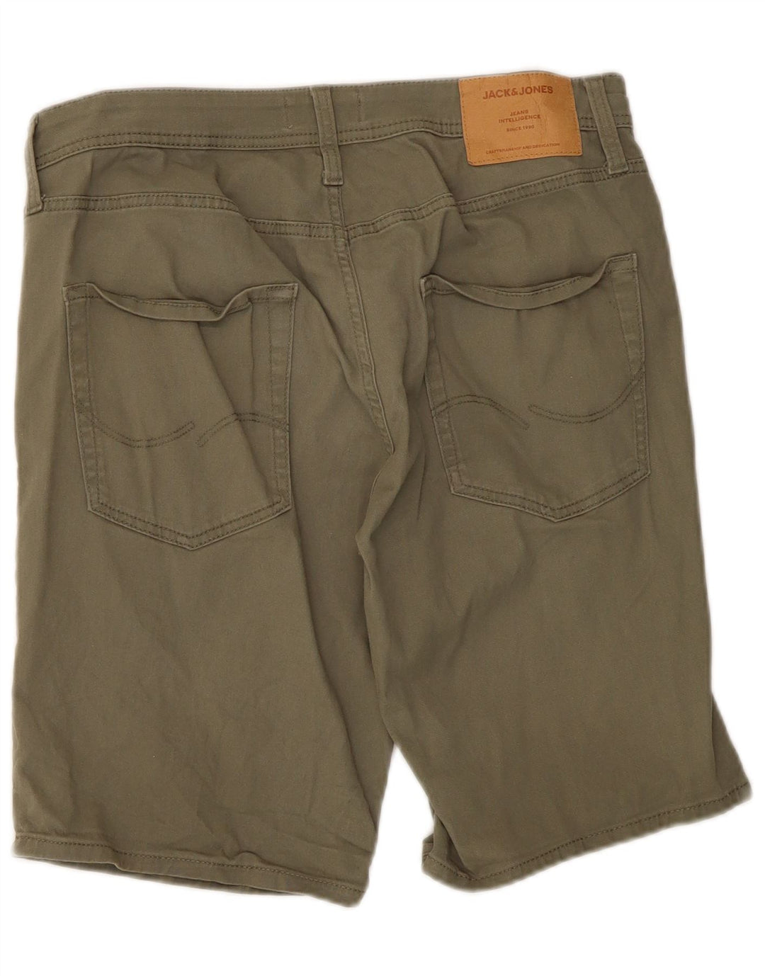 Męskie spodenki codzienne Jack & Jones, średnie W34, bawełna khaki