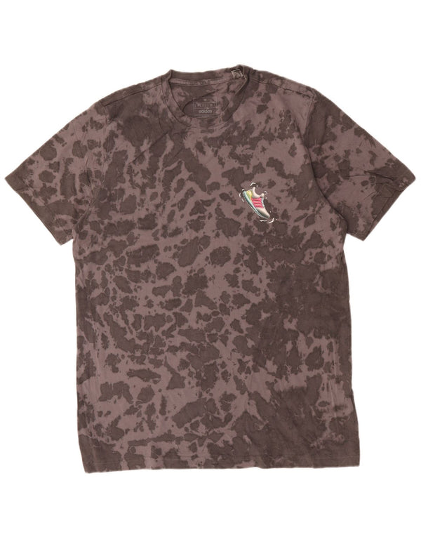 Adidas Męska koszulka Top Medium Grey Tie Dye Cotton