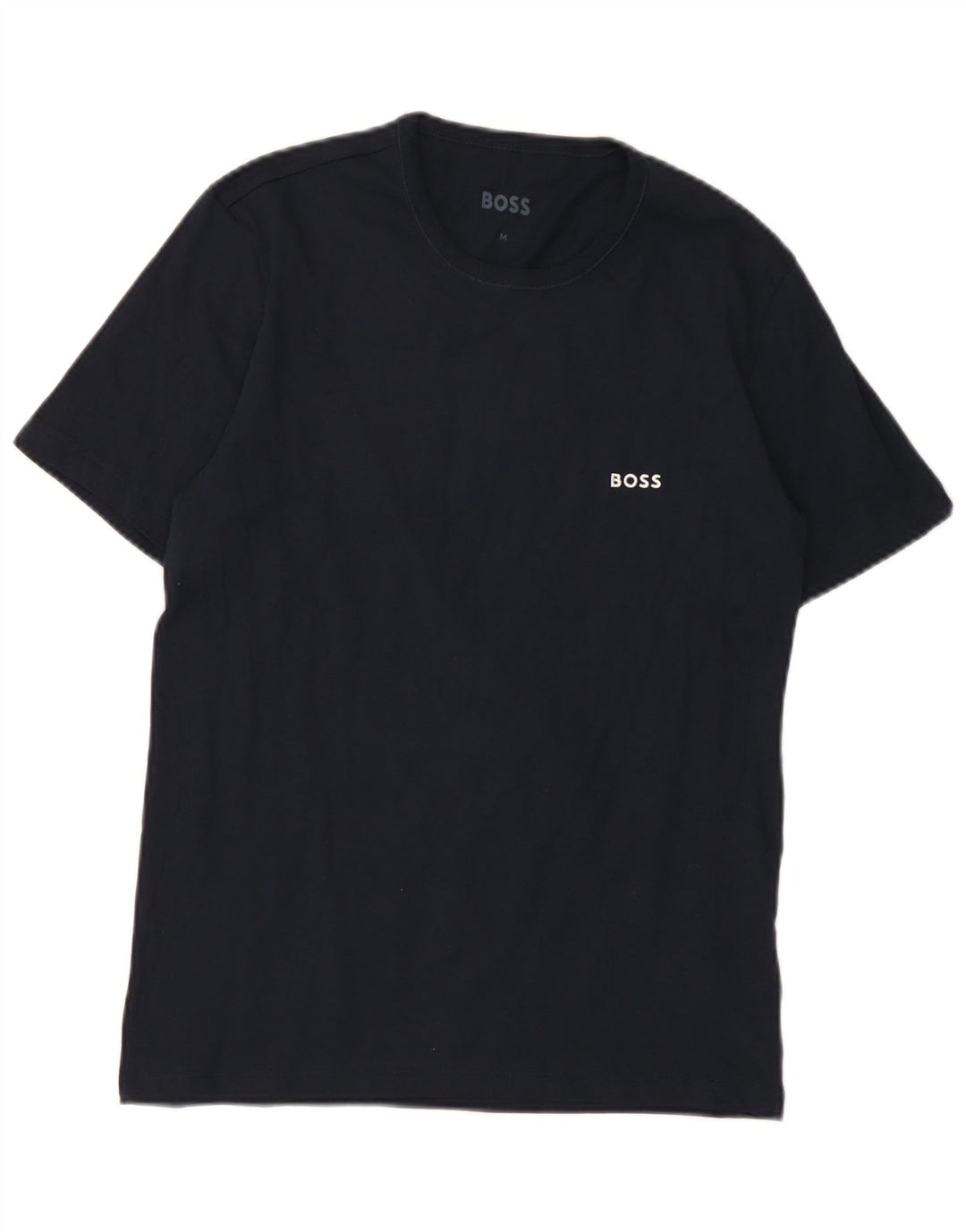 T-shirt męski Hugo Boss, średni, granatowy, bawełniany