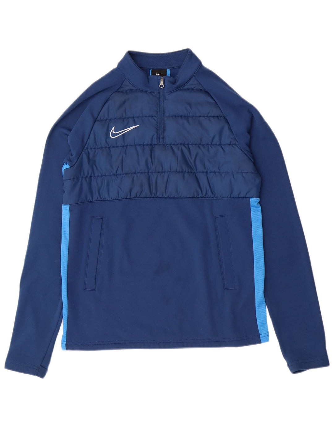 Chłopięcy dres NIKE Dri Fit z pulowerem, rozmiar 12-13 lat, duży, niebieski