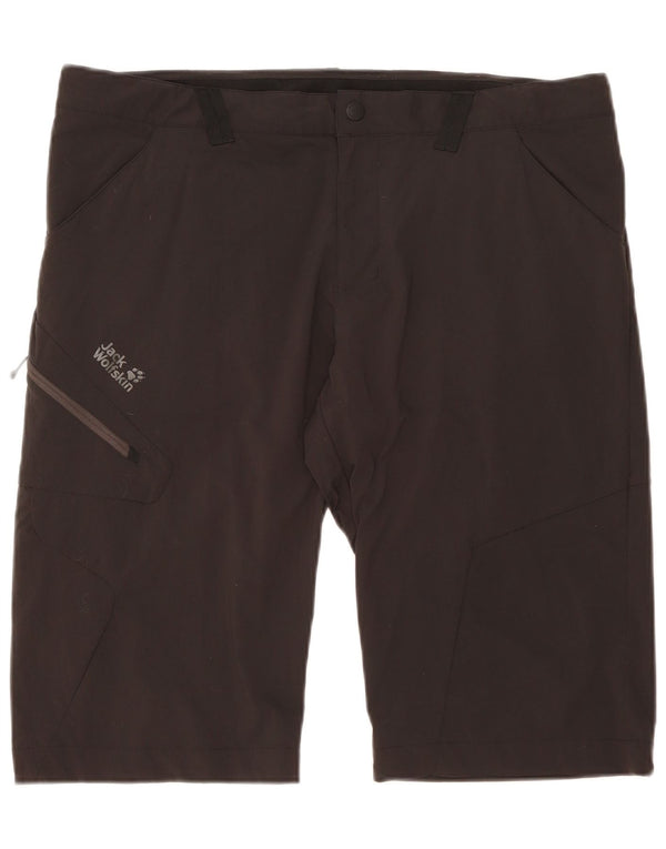 Męskie spodenki cargo Jack Wolfskin UK 46 XL W40 Czarny poliamid