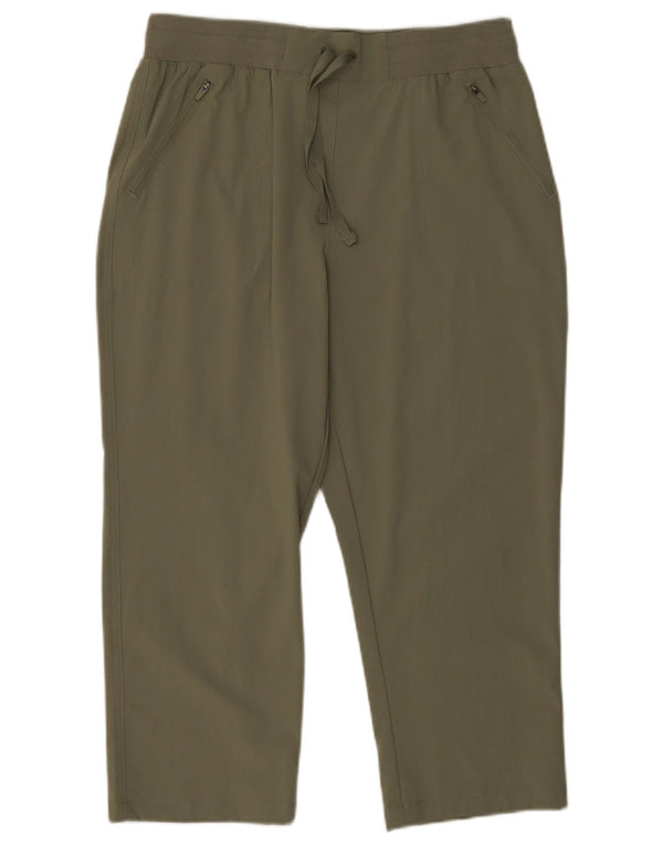 Damskie spodnie Capri Mountain Warehouse UK 12 Medium W30 L21 Khaki