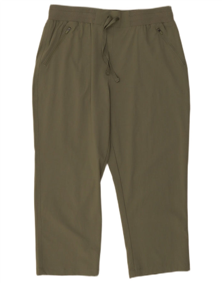 Damskie spodnie Capri Mountain Warehouse UK 12 Medium W30 L21 Khaki