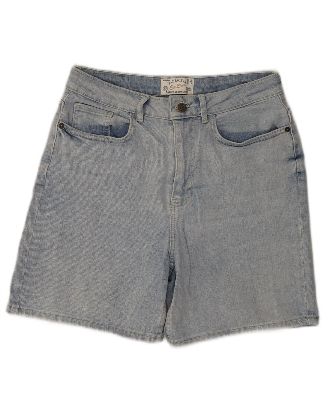 Damskie spodenki jeansowe Fat Face UK 12 Medium W30 Niebieskie bawełniane