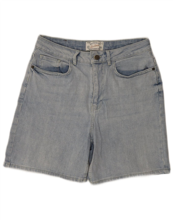 Damskie spodenki jeansowe Fat Face UK 12 Medium W30 Niebieskie bawełniane