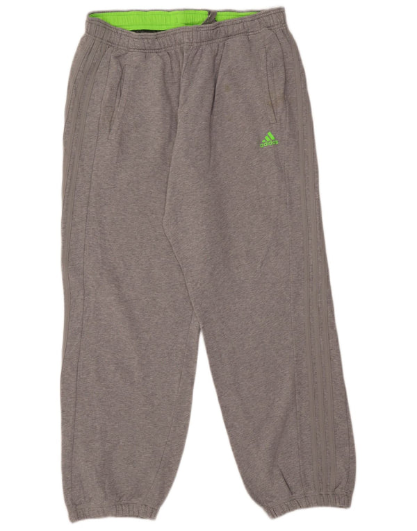 Męskie spodnie dresowe Adidas Joggers XL Szara bawełna