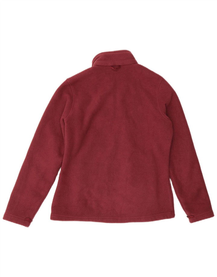Damska kurtka polarowa Jack Wolfskin UK 10/12, średni bordowy poliester