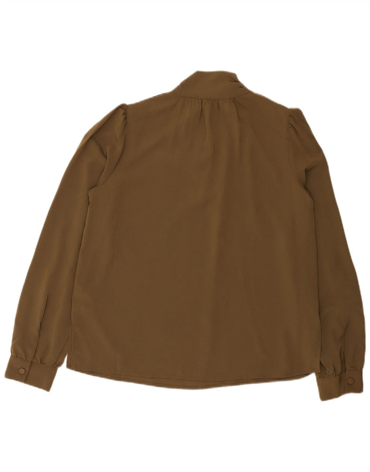 Damska bluzka o swobodnym kroju French Connection Top UK 10, mały, khaki, poliester