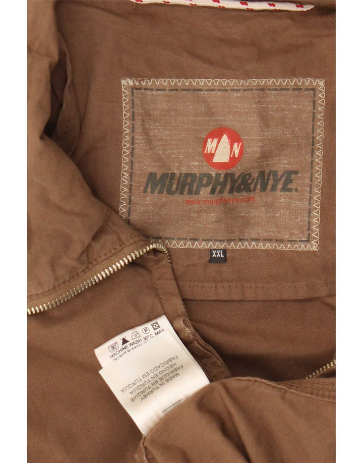 Męska kurtka bomberka Murphy & Nye UK 44 2XL beżowa, bawełniana