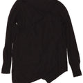 Marks & Spencer Damski sweter z asymetrycznym dekoltem w kształcie litery V, UK 14, duży, czarny