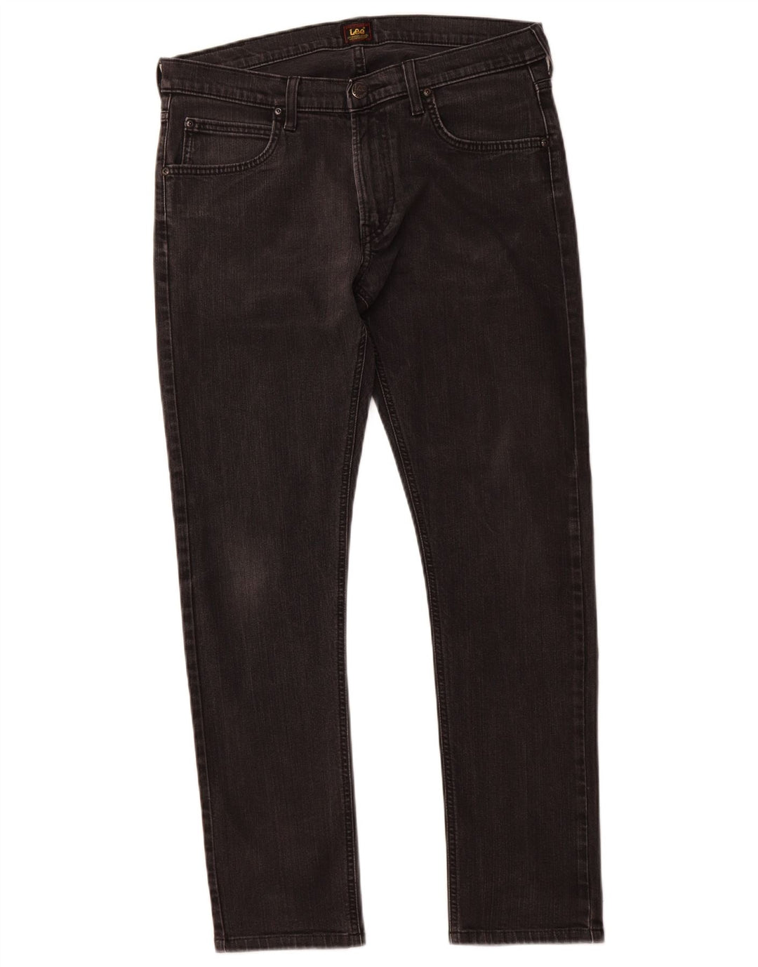 LEE Damskie jeansy Luke Slim W33 L30 Czarne bawełniane