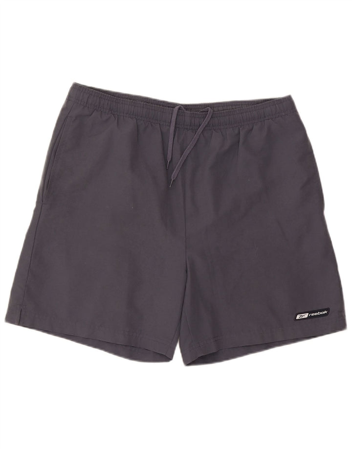 Męskie spodenki kąpielowe Reebok, średnioszary, poliester