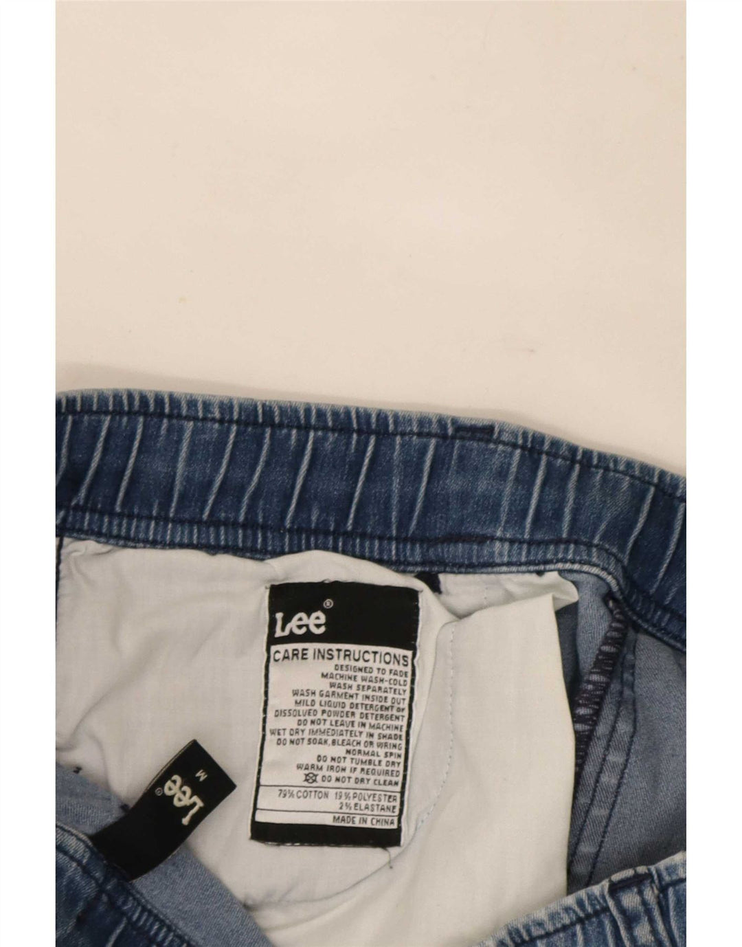 Damskie joggery Lee Slim Jeans Medium W30 L29 Niebieska bawełna