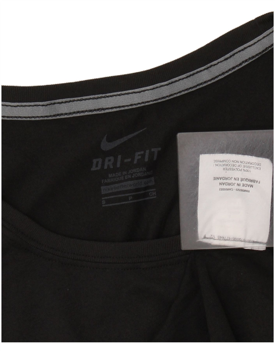 Damska koszulka NIKE Dri Fit Top UK 10, mała, czarna, poliester