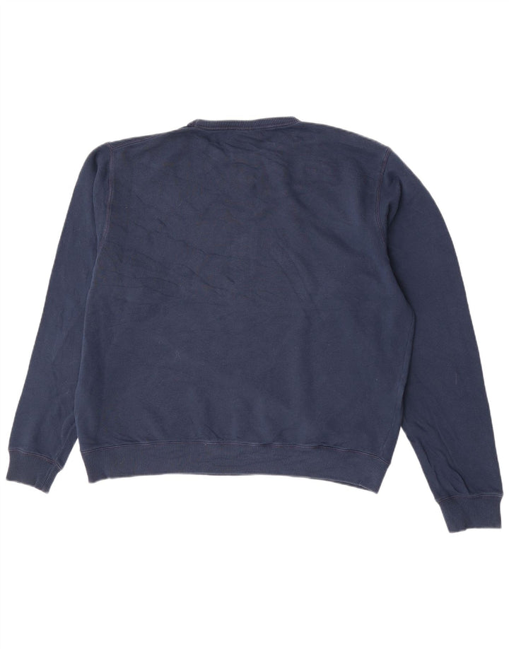 Męska bluza z grafiką Levi's, sweter XL, granatowa, bawełniana