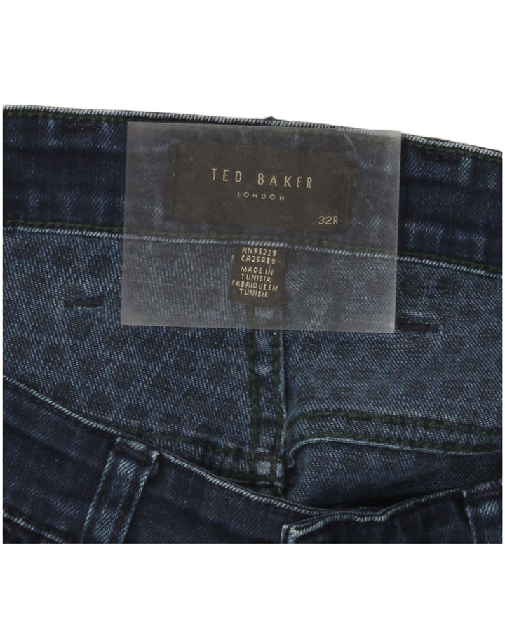 Męskie jeansy slim fit TED BAKER W32 L31 granatowe
