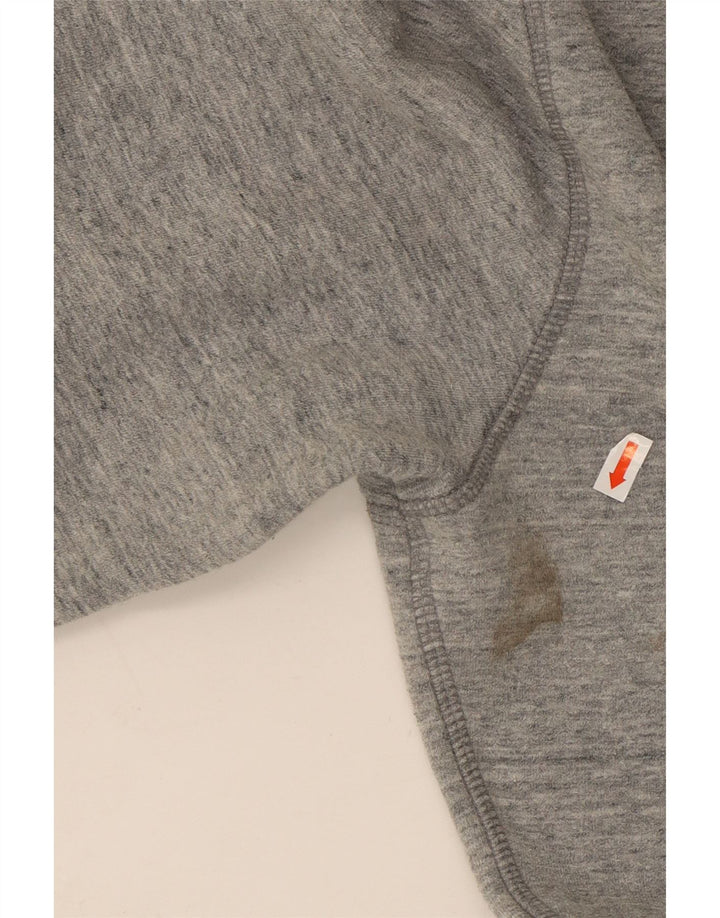 Męski sweter JACK & JONES z grafiką, 2XL, szara, nakrapiana bawełna