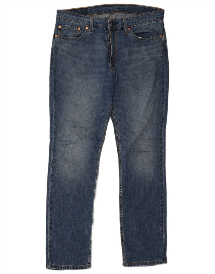 Męskie jeansy Levi's 511 Slim W32 L30 Niebieska bawełna