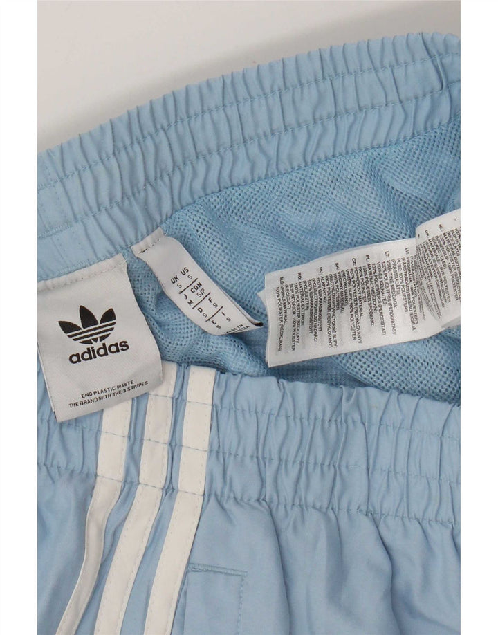 Męskie spodenki kąpielowe Adidas, małe, niebieskie, poliestrowe