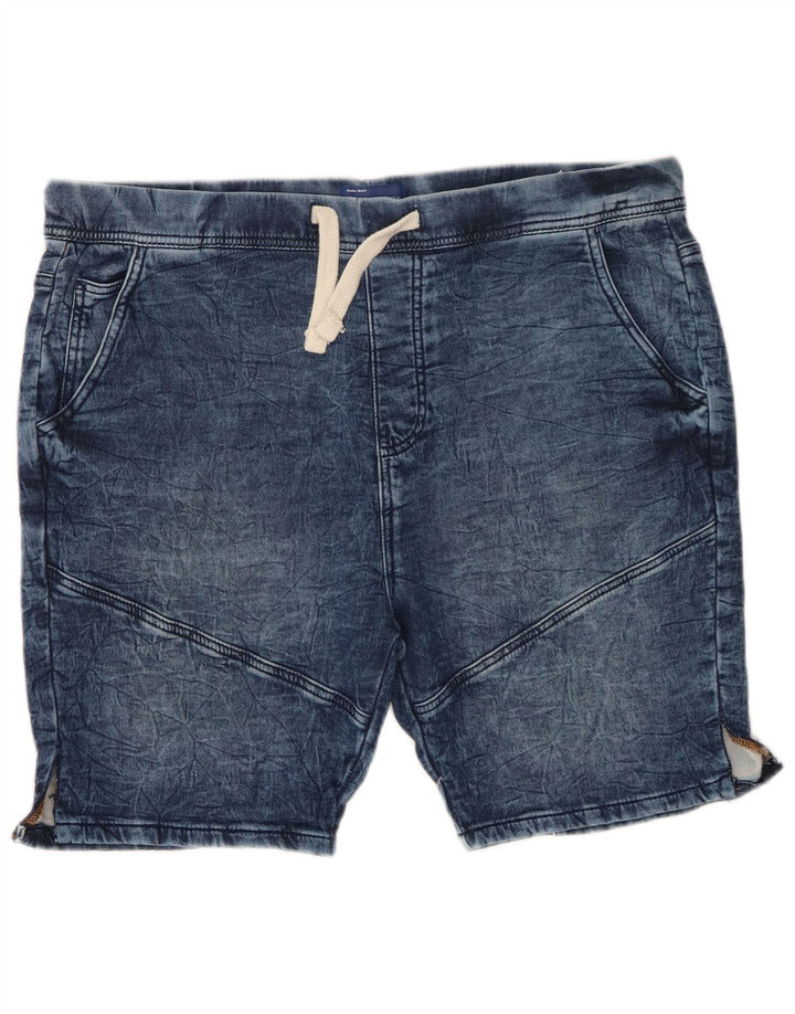 Męskie spodenki jeansowe Zara XL W38, niebieskie, bawełniane