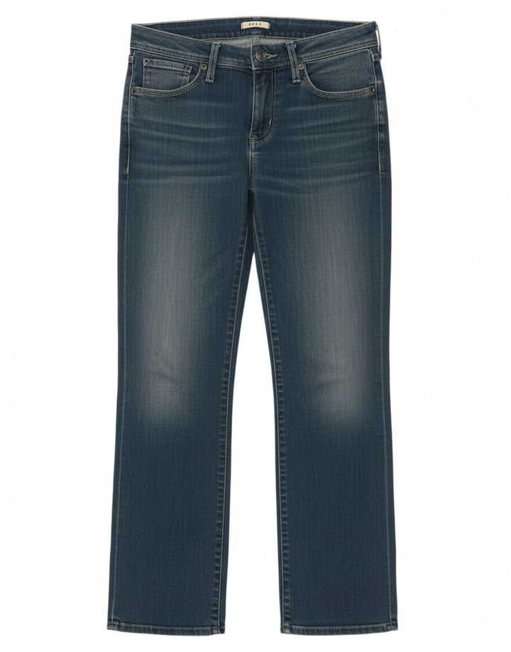 WRANGLER Womens Sara Straight Jeans W28 L30 Blue Cotton