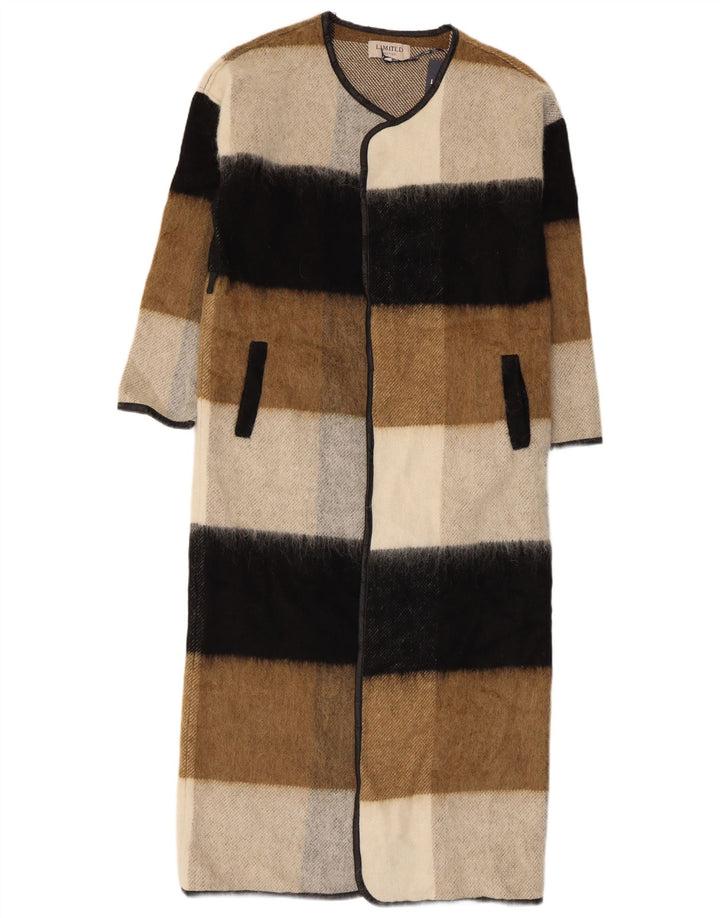 Marks & Spencer Damski długi płaszcz UK 10, mały, wielokolorowy