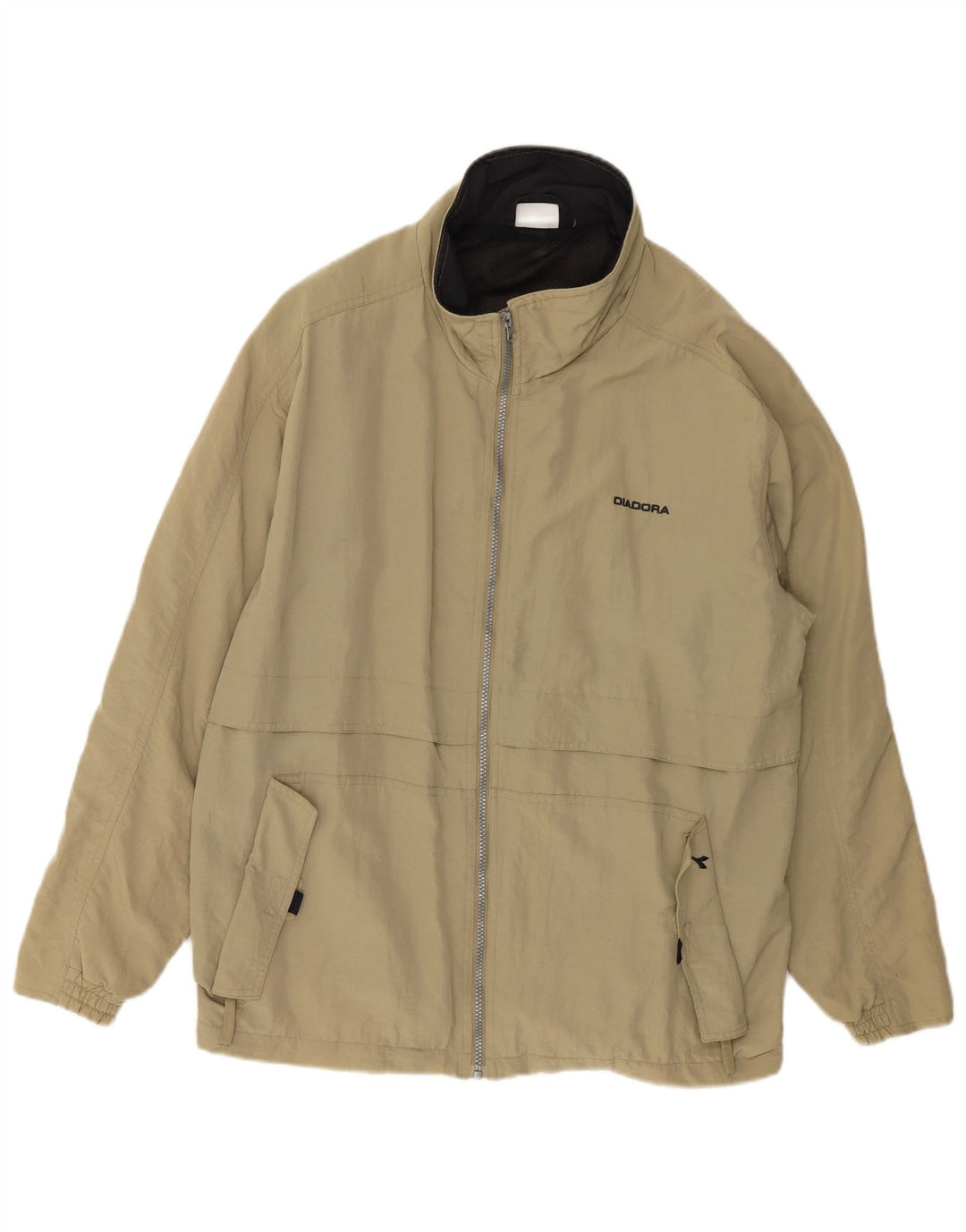 Męska kurtka przeciwdeszczowa DIADORA UK 42 XL Khaki, poliamid