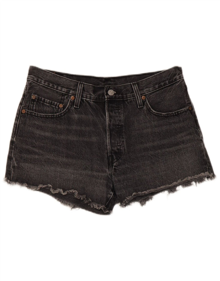 Damskie spodenki jeansowe Levi's 501 W29 Średnioszare bawełniane