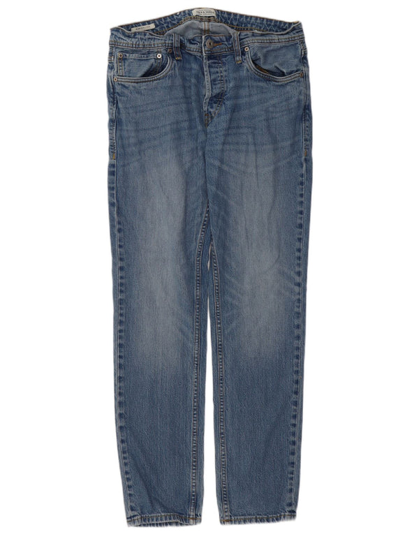 Męskie jeansy Jack & Jones Tim Slim W32 L32 Niebieskie bawełniane