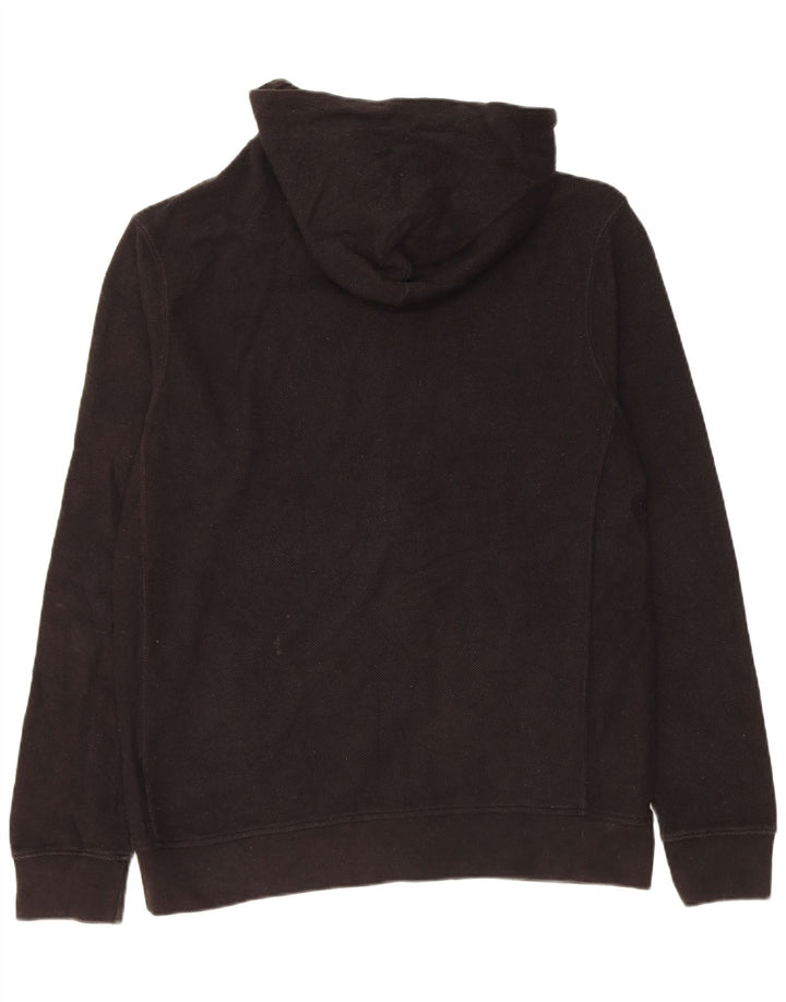 Męski sweter Zara z kapturem i zamkiem, 2XL, czarna bawełna
