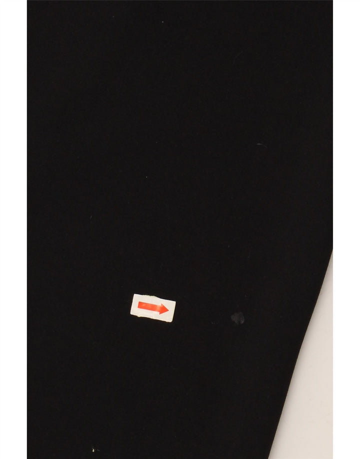 Damskie spodnie dresowe z szeroką nogawką OASIS, duże W32 L28, czarny poliamid