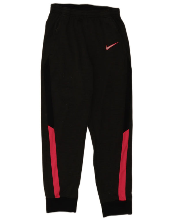 Spodnie dresowe Nike dziewczęce 13-14 lat XL, szare, z blokami kolorów, sportowe