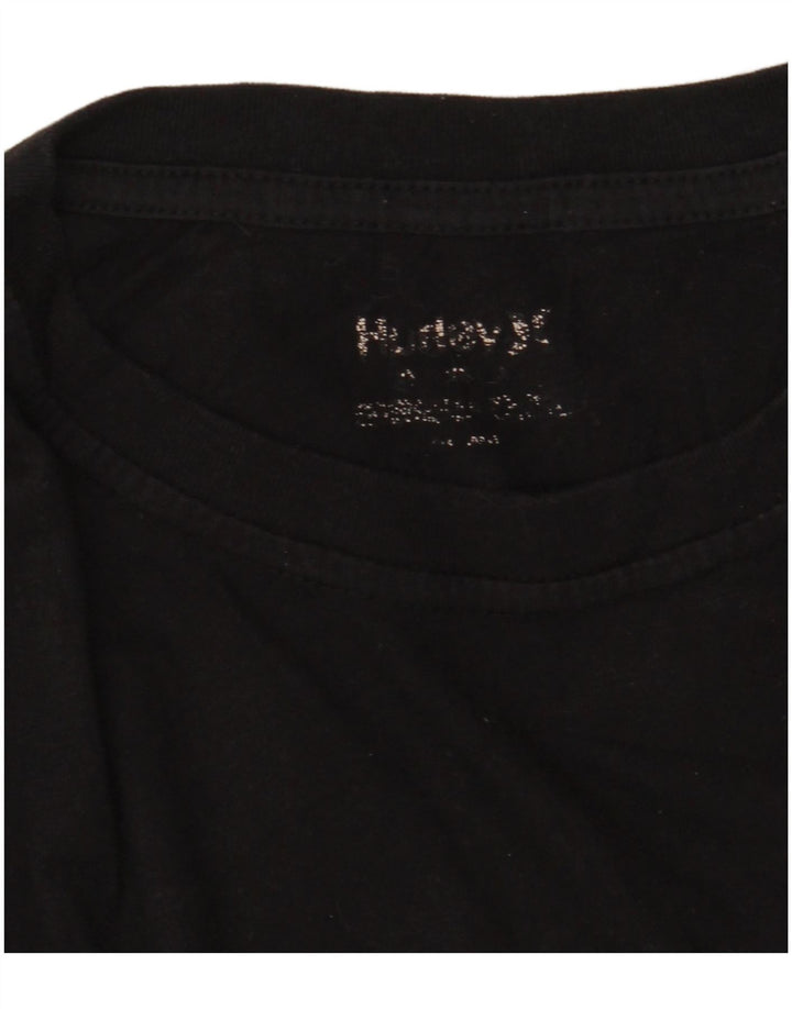 Męski T-shirt z grafiką Hurley, mały, czarny