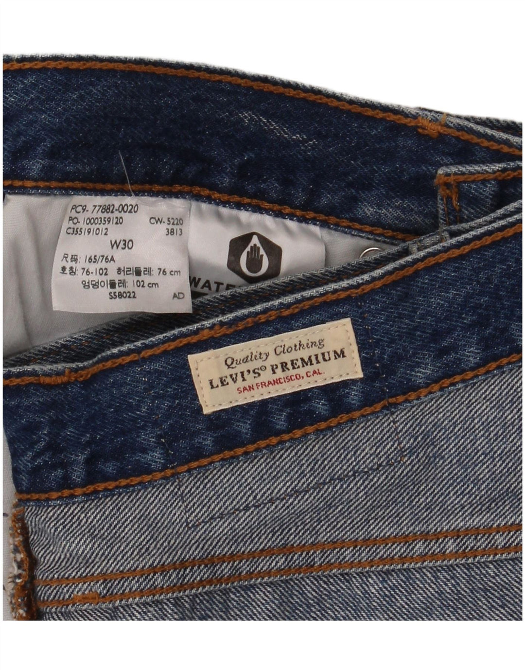 Damska spódnica dżinsowa Levi's W30 Średni niebieski
