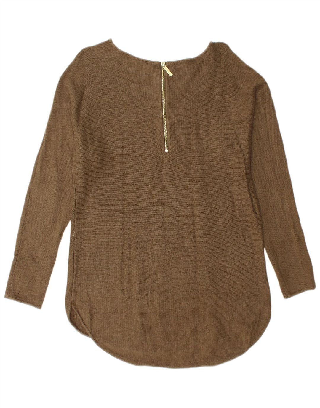 Damski sweter Michael Kors z dekoltem w łódkę, UK 14, średni khaki