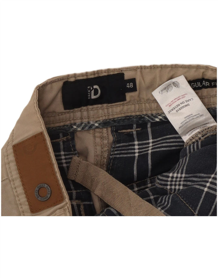Męskie szorty cargo Dack's o regularnym kroju IT 48 Medium W32, beżowa bawełna