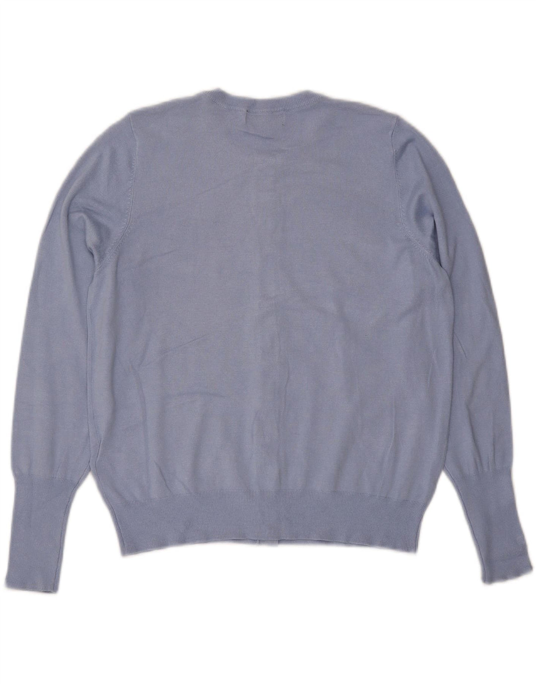 Marks & Spencer Damski sweter kardigan UK 16, duży, niebieski, wiskoza