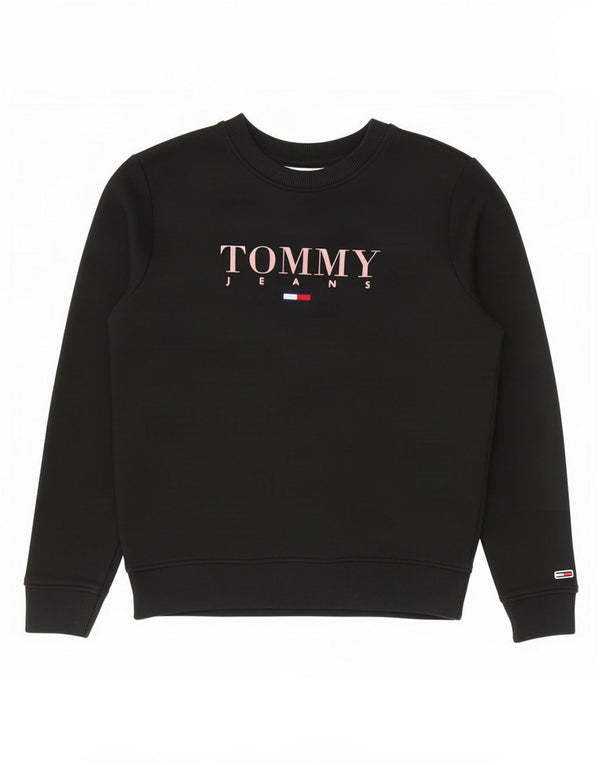 Damska bluza oversize Tommy Hilfiger Graphic UK 10 Small Black