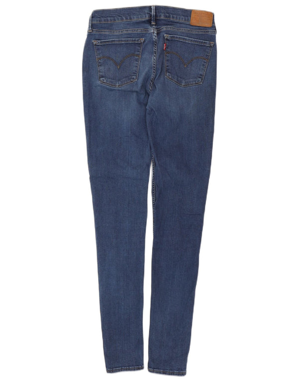 Damskie jeansy LEVI'S 710 Super Skinny W30 L31 Niebieskie bawełniane