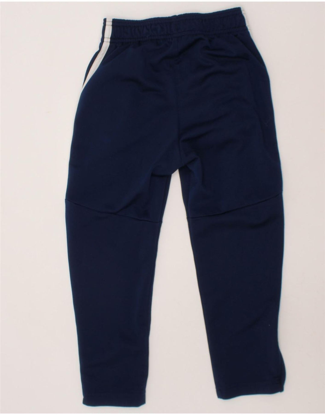 ADIDAS Boys Tracksuit Trousers Joggers 5-6 Years  Navy Blue Polyester Vintage Adidas and Second-Hand Adidas from Messina Hembry 
