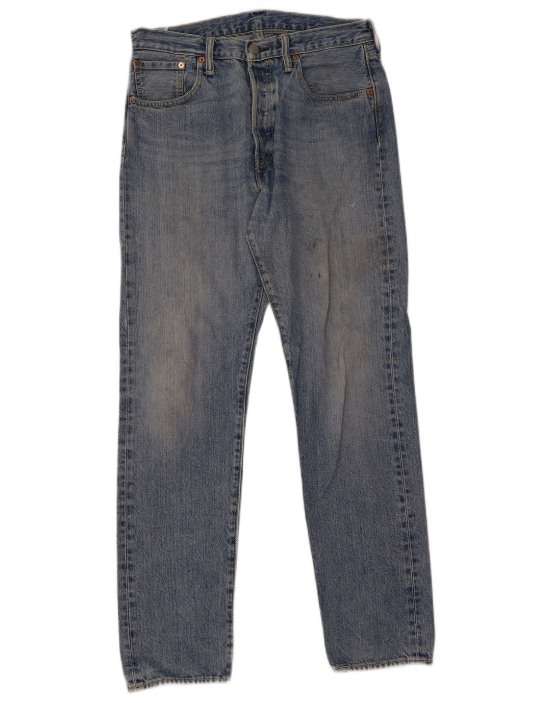 Męskie jeansy Levi's 501 CT Straight W30 L32 Niebieskie bawełniane