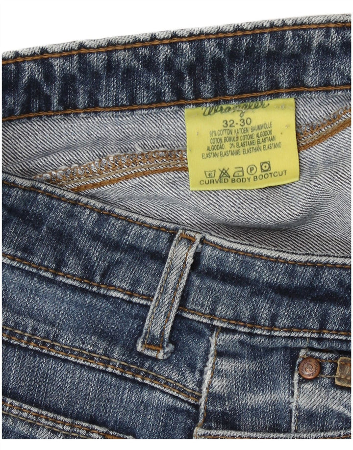 Damskie spodnie jeansowe Wrangler W32, duże, niebieskie, bawełniane