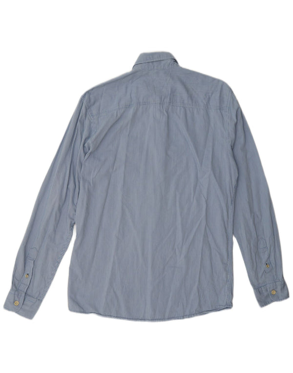 Koszula męska Jack & Jones w średnie niebieskie prążki