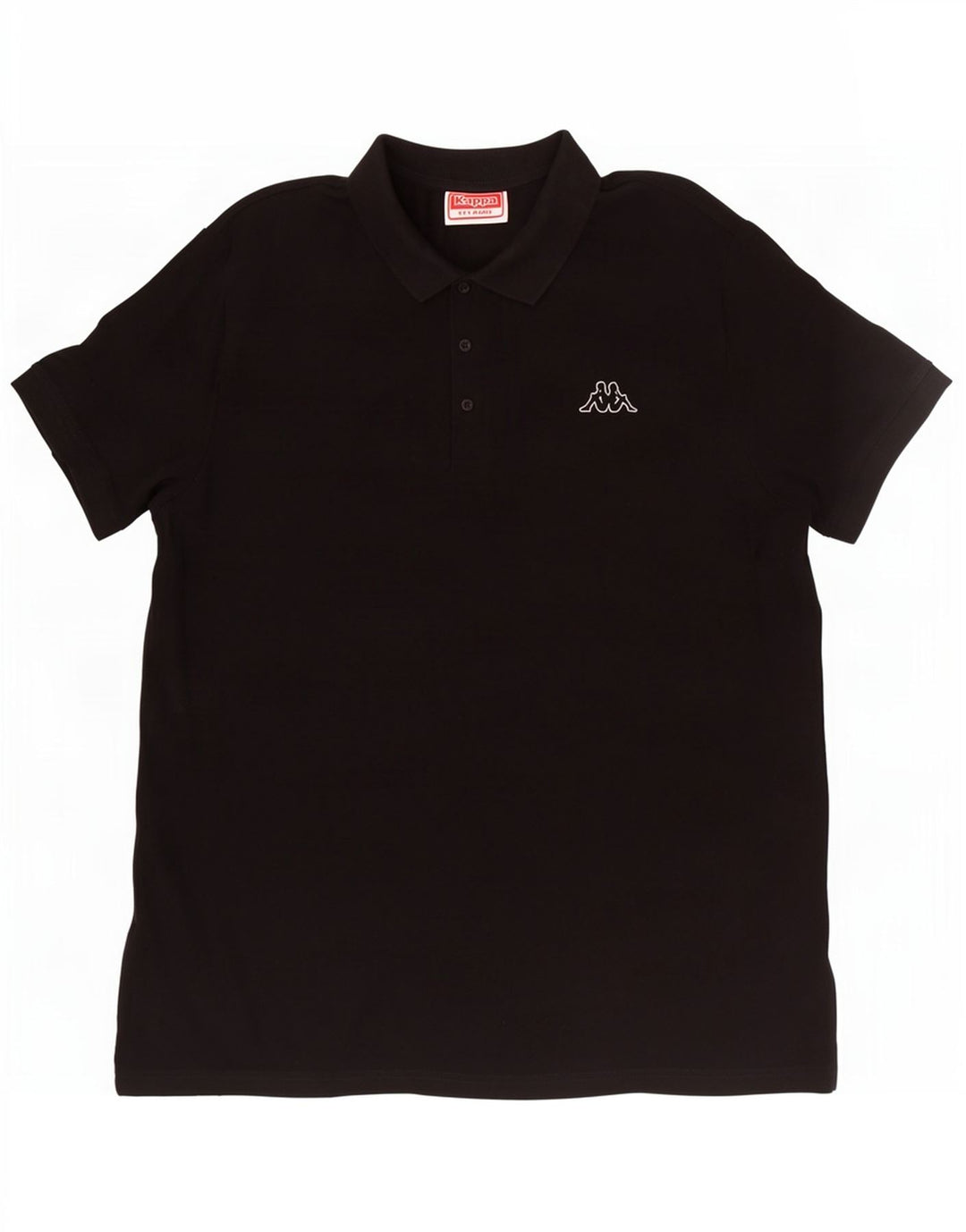 Męska koszulka polo Kappa 2XL Czarna bawełniana