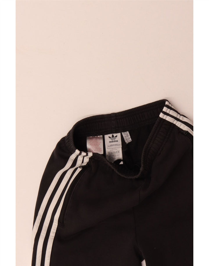 Chłopięce spodnie dresowe ADIDAS Joggers 11-12 lat, czarne, z blokami kolorów