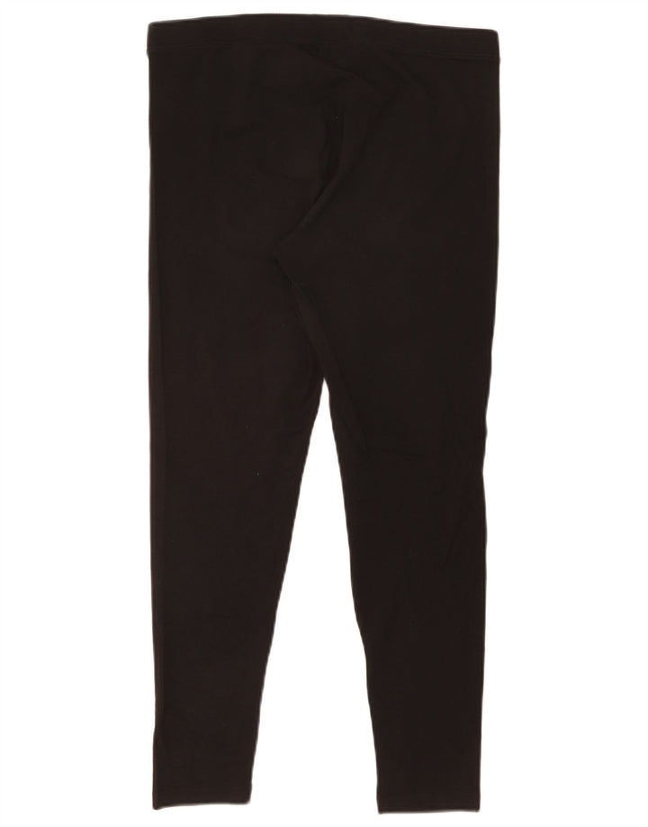Legginsy damskie Marks & Spencer UK 14, duże, czarne, bawełniane