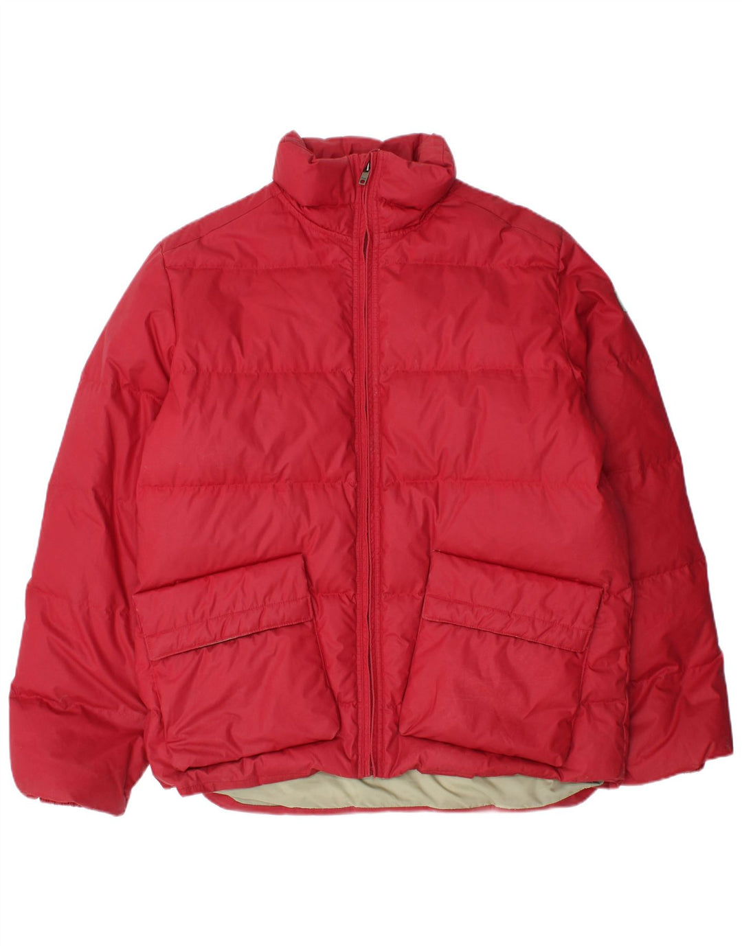 Męska ocieplana kurtka Diesel UK 42 XL, czerwona, poliestrowa