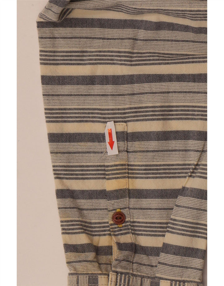 Koszula męska Slim Fit White Stuff 2XL, bawełniana w beżowe paski